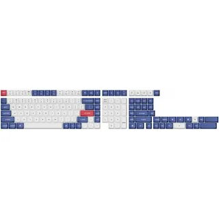 Keychron Blue and White Keycaps Double Shot PBT OSA Full Set Tastenkappen ANSI