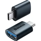 Baseus Ingenuity Series USB-C-auf-USB-A-Adapter, blau