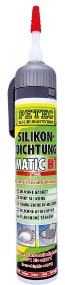 PETEC Silikondichtung Matic HT rot (200 ml) Dichtstoff,Gehäuse/Flansch-Dichtstoff Rot für MERCEDES-BENZ MAN 04.10394-9256 A0049890820 0049890820 97820