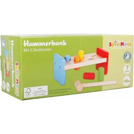 Vedes SpielMaus Holz Hammerbank, mehrfarbig
