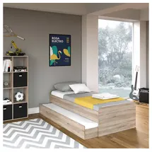 VitaliSpa Funktionsbett Enzo Sonoma Eiche