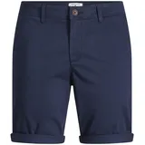 Shorts Bowie mit Chino Style in Marineblau-XL