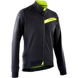 Fahrradjacke MTB XC Slim Fit schwarz/gelb M