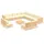 vidaXL Garten-Lounge-Set 14-tlg. creme Kiefer