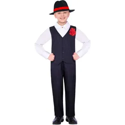 Gangster der 20er Jahre Kinderkostüm - Kinder-4-6-Jahre