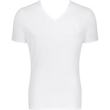 Sloggi Herren, Go Shirt, V-Neck Slim Fit Unterhemd, White, S