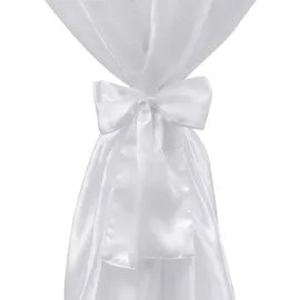 deluke Tischhusse 2er Set Weiß 70 x 70 cm