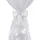 deluke Tischhusse 2er Set Weiß 70 x 70 cm