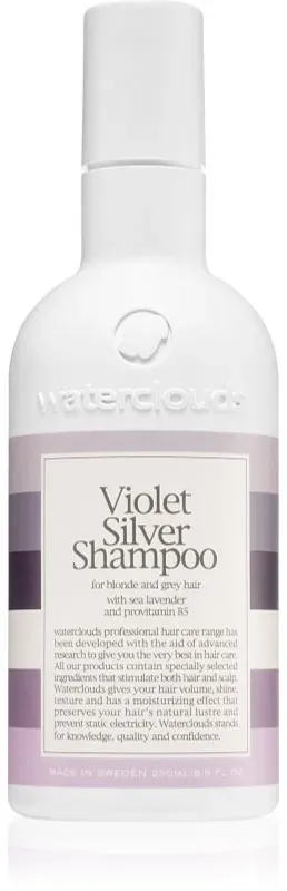 Waterclouds Violet Silver Shampoo Shampoo zum Neutralisieren von Gelbstich 250 ml