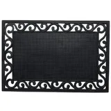 Jet-Line Relief Gummi Fussmatte Svetlana 40x60 cm schwarz