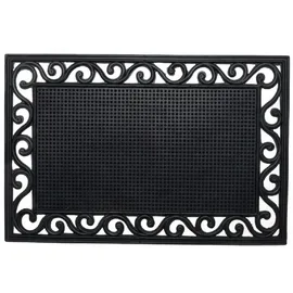 Jet-Line Relief Gummi Fussmatte Svetlana 40x60 cm schwarz