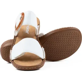 Rieker FSK Damen Sandalen für Damen, weiß, Größe 39 EU