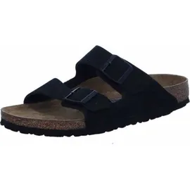 Birkenstock Arizona Weichbettung Veloursleder schmal schwarz 40