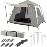 STAHLWERK Campingzelt Z-210 ST 210 x 160 cm selbstaufbauendes Pop-Up-Zelt