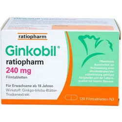 GINKOBIL-ratiopharm 240 mg Filmtabletten 120 St.
