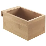 Metaltex Mural Line Wandgitter, Bambus-Box klein, Holzfarben,10x15x8 cm