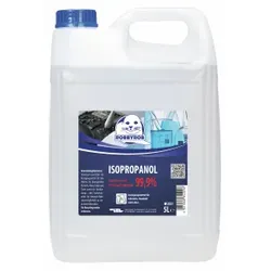 ROBBYROB Isopropanol, Reinigungsalkohol, Starkes Lösungsmittel für Fette, Lacke, Tinte oder Klebereste, 5 Liter - Kanister