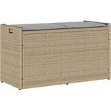 Gartentruhe Kissenbox Kissentruhe Auflagenbox Kissen Beige 100 Cm