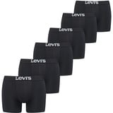 Levis Herren BOXER black, S 6er Pack