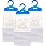 Sichler Haushaltsgeräte Raumentfeuchter: 3er-Set XL-Kleiderschrank-Entfeuchter zum Aufhängen, je bis zu 450 ml