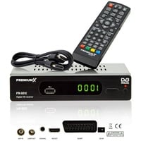 PremiumX Kabelreceiver DVB-C FTA 531C Digital FullHD SCART HDMI USB Mediaplayer, TV-Receiver Kabel-Fernsehen Kabel-Receiver