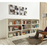 fif möbel Raumteilerregal »Toro«, 9 Fächer, Breite 275,8 cm, weiß