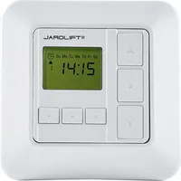 Jarolift Zeitschaltuhr Sevenlogic Comfort 230 V 8 Programme 50×50 mm Weiß