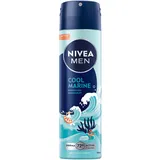 NIVEA Cool Marine Deo Spray 6 x 150 ml