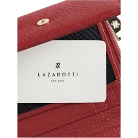 lazarotti Bologna Leather Geldbörse Damen Portemonnaie rot