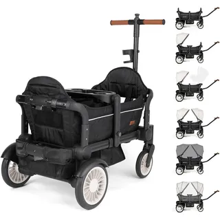 BabyGO Bollerwagen CozyRider - Schwarz