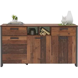 Forte Clif 156,4 x 86,4 x 41,6 cm Grau / Braun