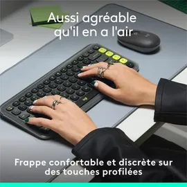Logitech POP Icon Keys grau AZERTY