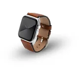 JT Berlin Watchband Charlie | Apple Watch Ultra/42/44/45mm | braun Edelstahl | M | 10837