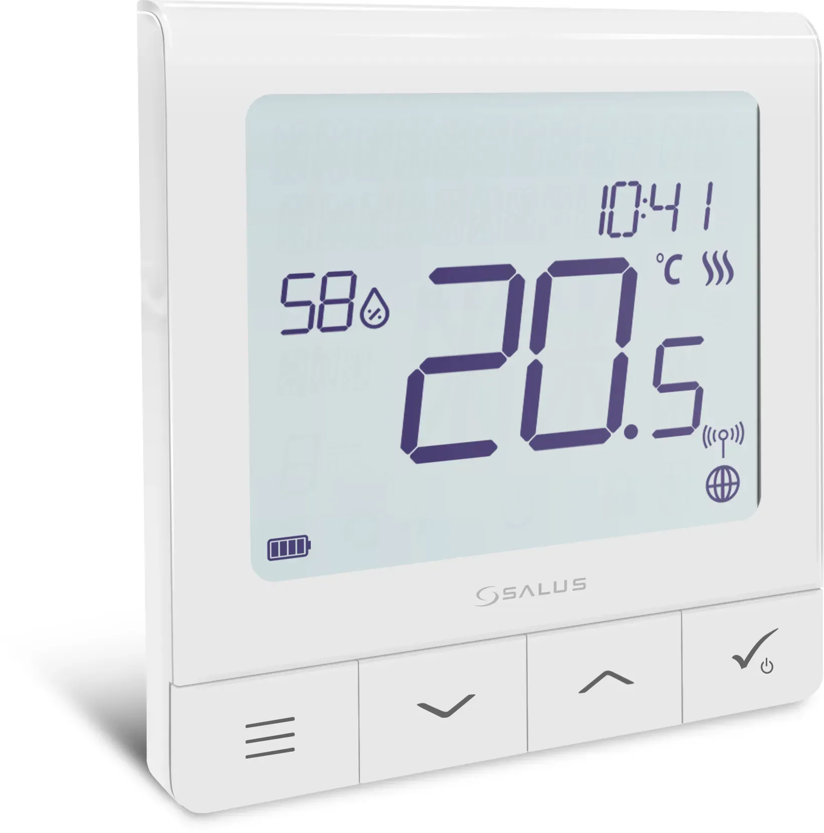 Digitales UP-Uhrenthermostat ultraflach