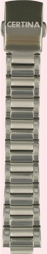 Certina Metall Elegance Edelstahl Uhrenmetallband, Elegance C605007530 - silber