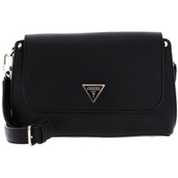 GUESS Umhängetasche Meridian Flap Crossbody Umhängetaschen Schwarz Damen