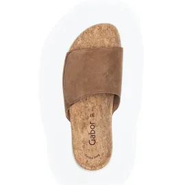 Gabor TIEFFUSSBETTPANTOLETTE für Damen, grün, Größe 36 EU