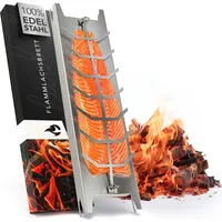 newhabitat Flammlachsbrett 59,5 cm Edelstahl weiß