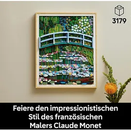 LEGO Art Claude Monet – Brücke über einen Seerosenteich 31220