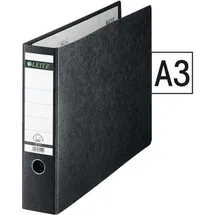 Leitz Ordner DIN A3 78 mm Schwarz 2 St.