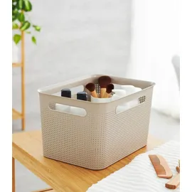 Rotho Aufbewahrungsbox BRISEN 36 x 26 x 21 cm beige