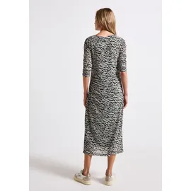 STREET ONE Meshkleid mit All-Over Print Beige 38