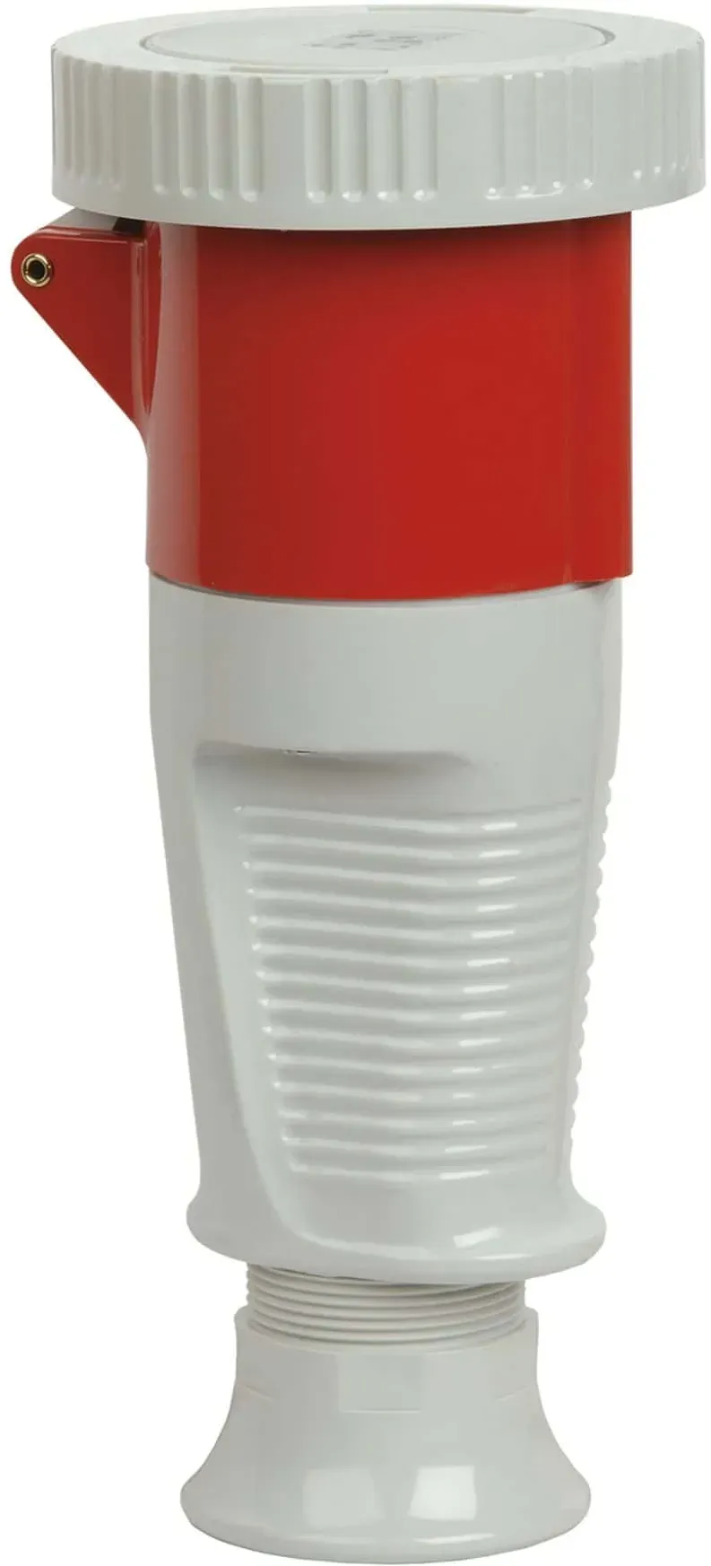 Walther Electric 369P Wasserdichte Kupplung, 63A, 5P, 6h mit Trompetenverschraubung und Pilotkontakt