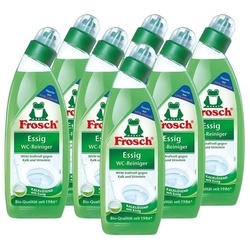 FROSCH 7x Frosch Essig WC-Reiniger 750 ml – Kalklösend mit Essig WC-Reiniger