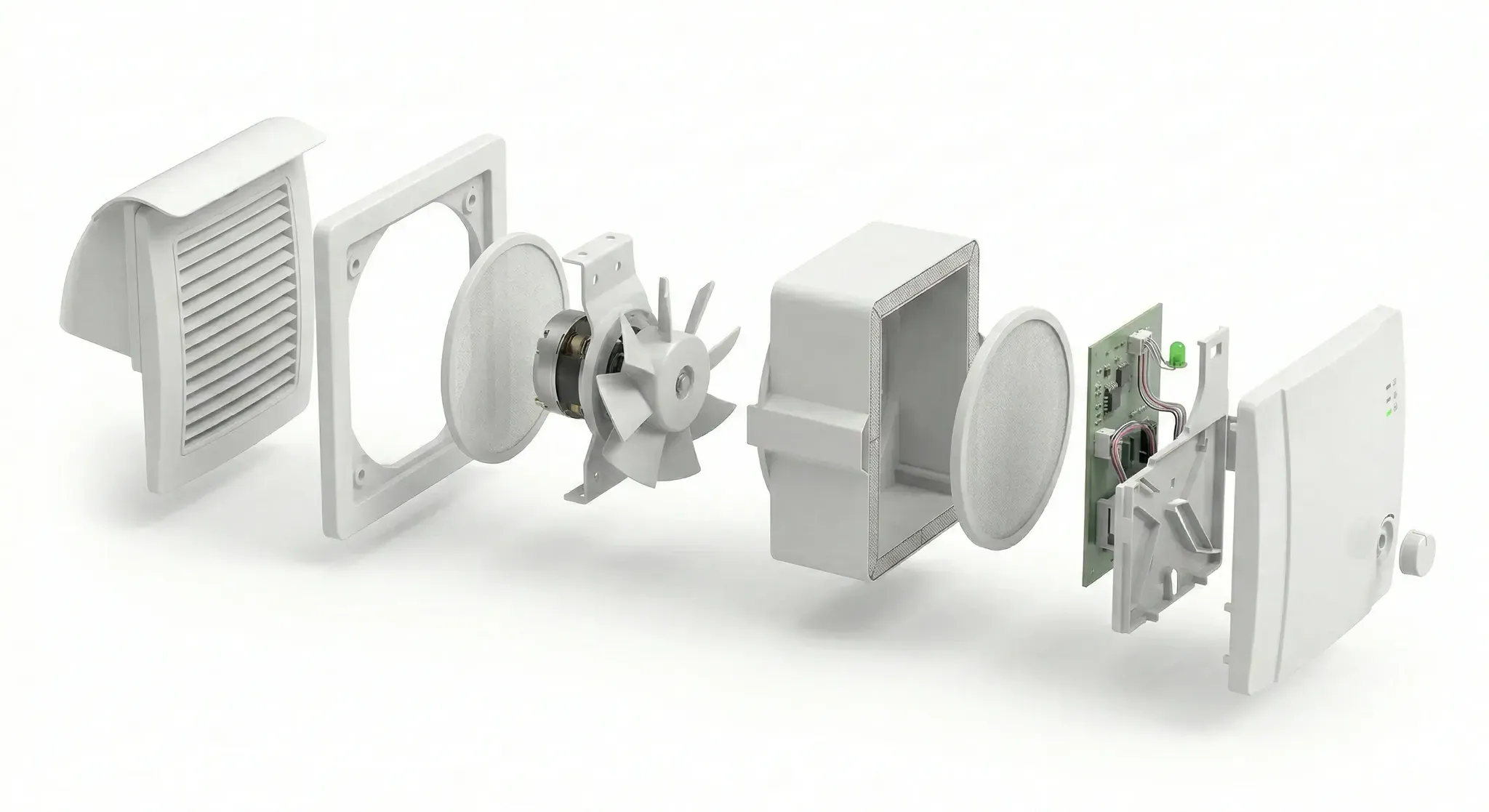 Aereco ALD-Set ZUWAH BK405/745 ? DN 125 ? 405?465/745?810 mm ? für WDVS Wand ? f...
