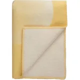 Røros Tweed - Moon Decke, sichelförmig,135 x 200 cm, yellow ray