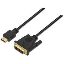 AISENS DVI auf HDMI Kabel 1,8 m Schwarz