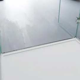 SoGood doporro U-Form Duschkabine 90x120x195cm Duschabtrennung 8mm ESG-Sicherheitsglas Klarglas inkl. beidseitiger Easy-Clean-Beschichtung