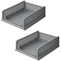 PRO PLUS ProPlus Küchenregal-Organizer, Kunststoff, grau
