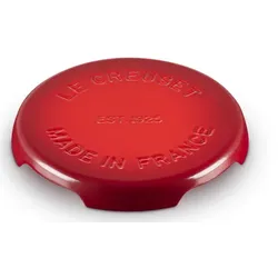 Le Creuset Untersetzer Signature aus Gusseisen Kirschrot